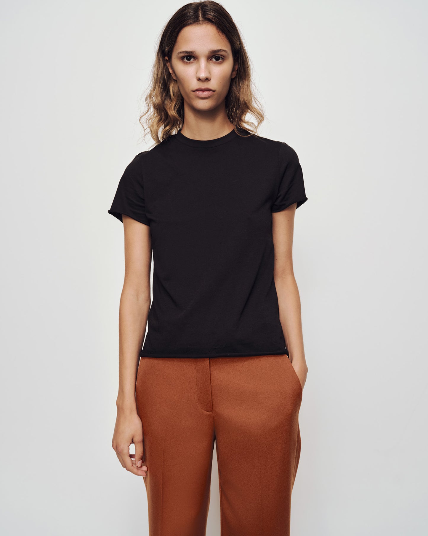 Nisha Organic Cotton T-Shirt - Black