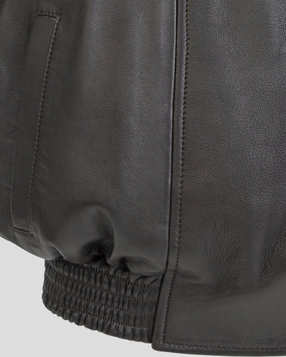 Ines Leather Cape Jacket