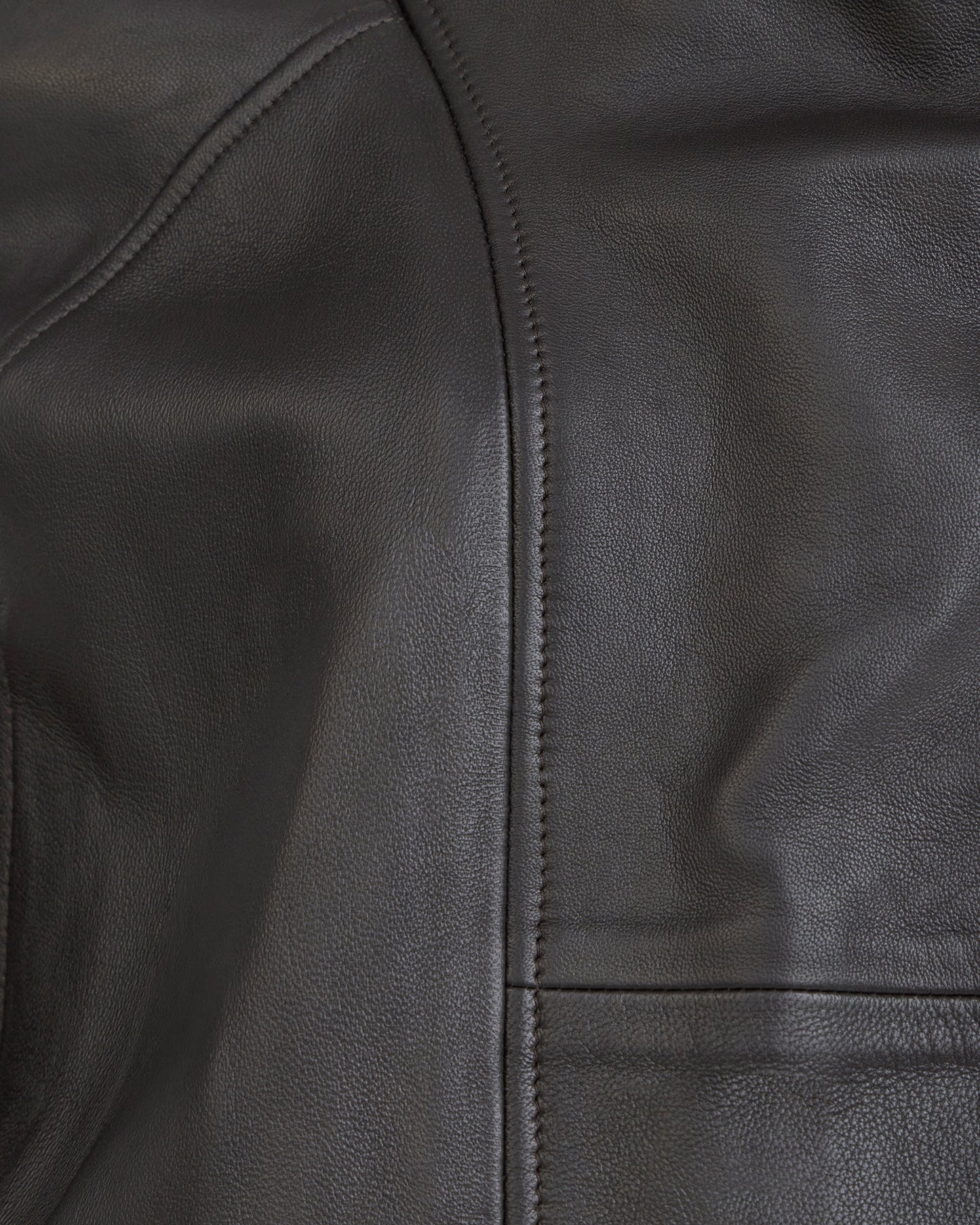 Ines Leather Cape Jacket