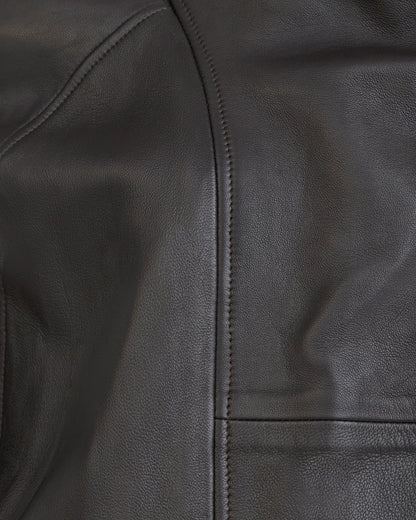 Ines Leather Cape Jacket