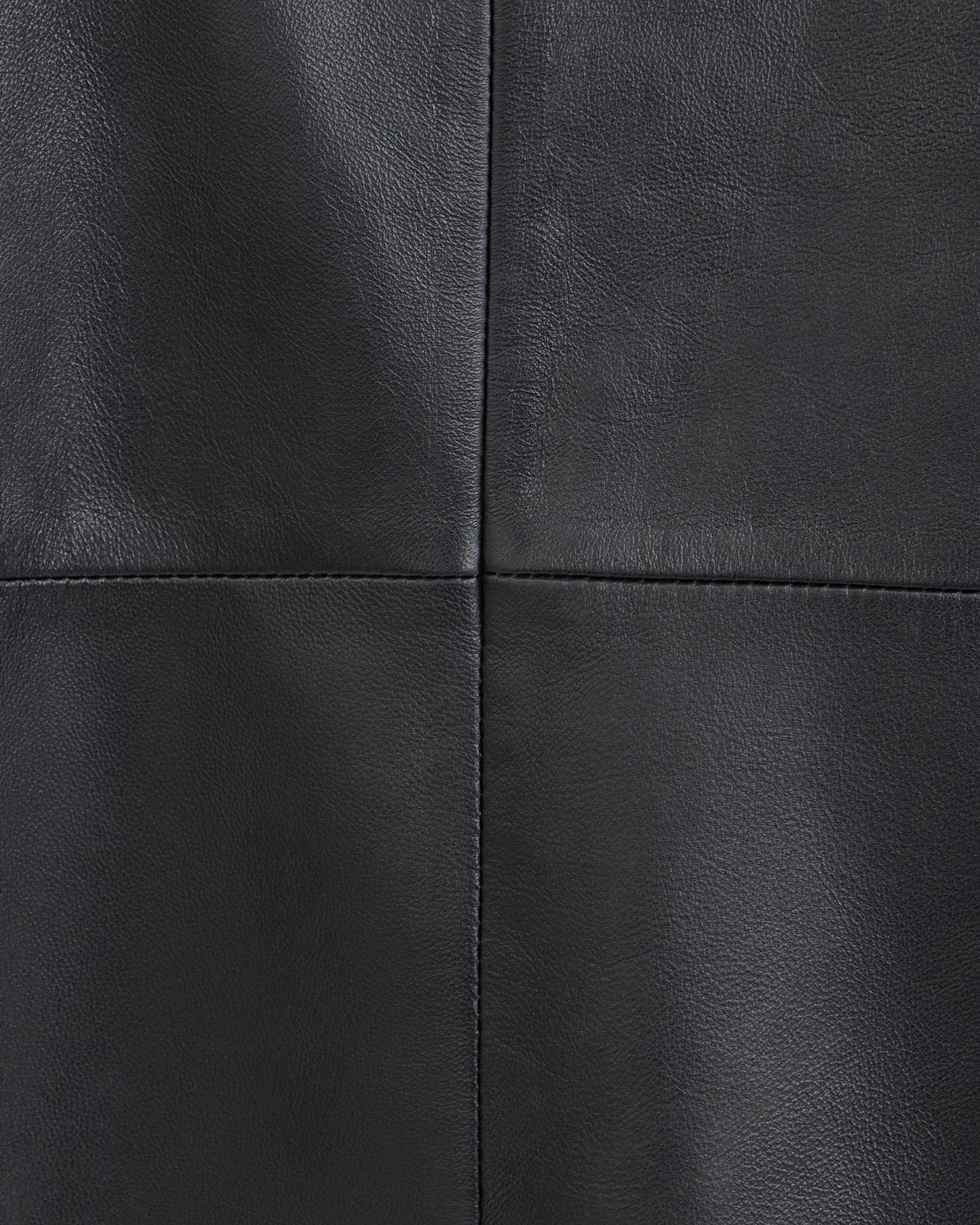 Kaia One-Shoulder Leather Top