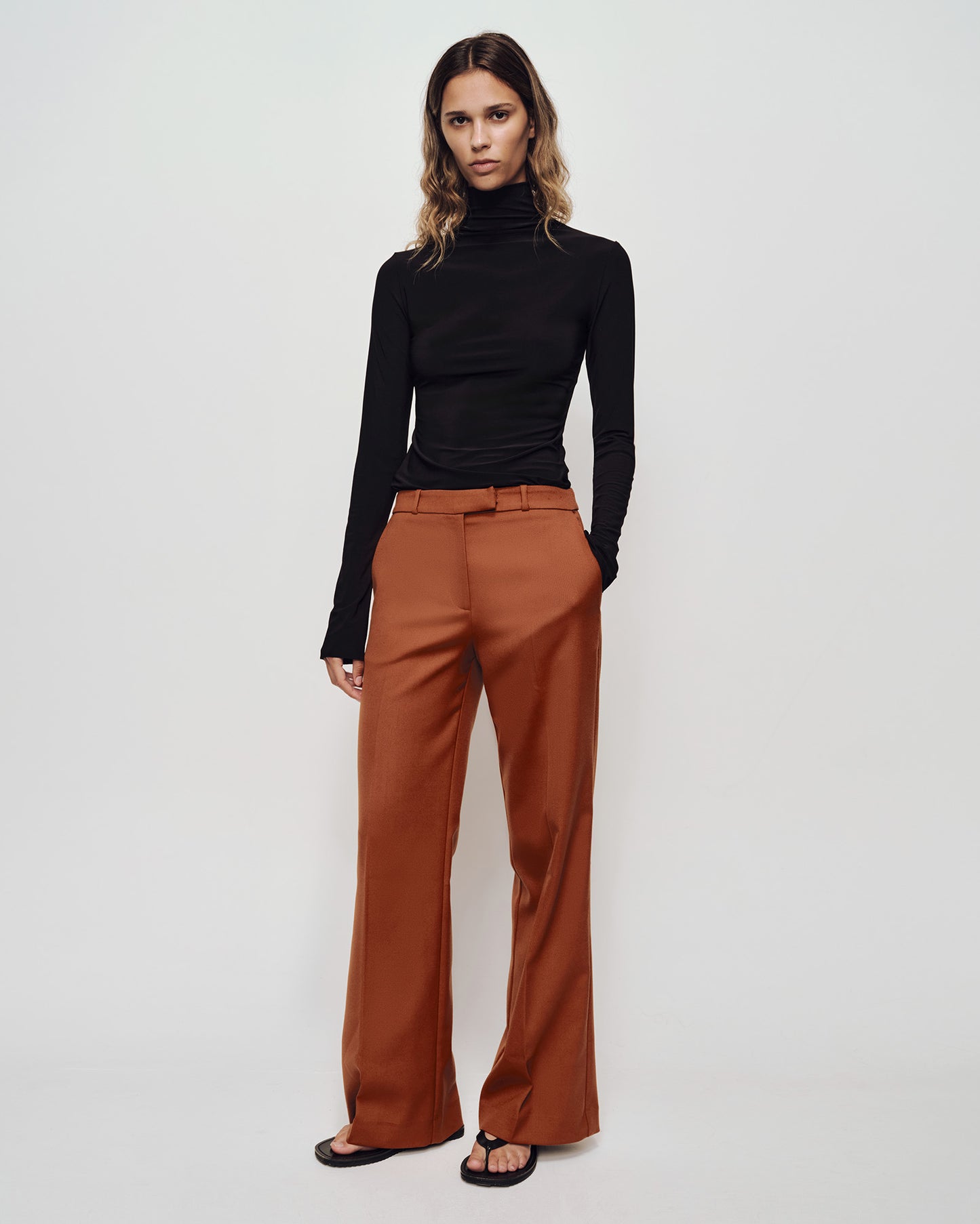 Maja Raised Neck Top