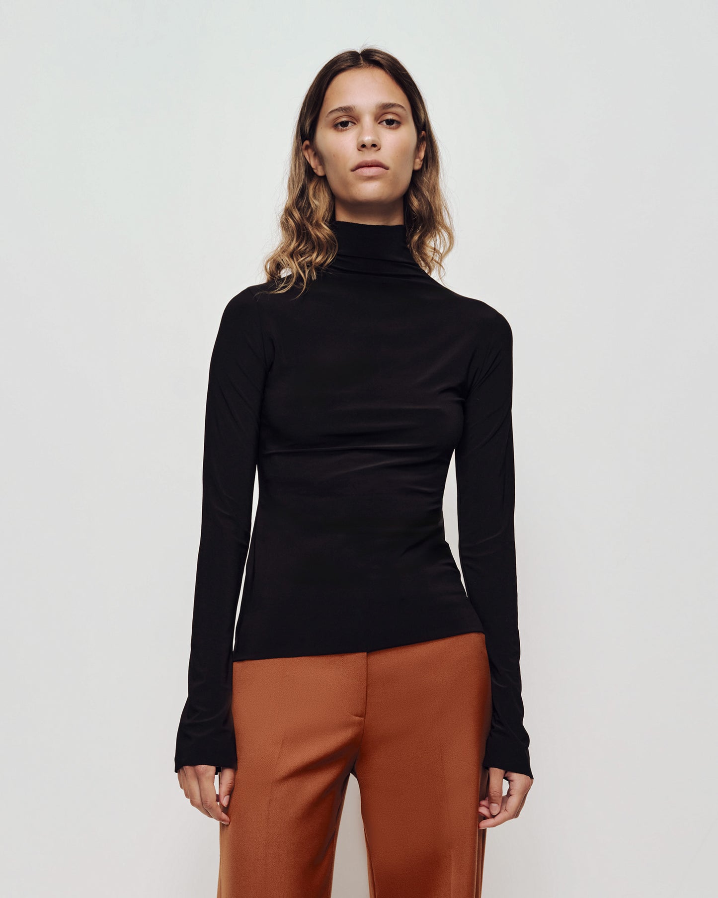 Maja Raised Neck Top