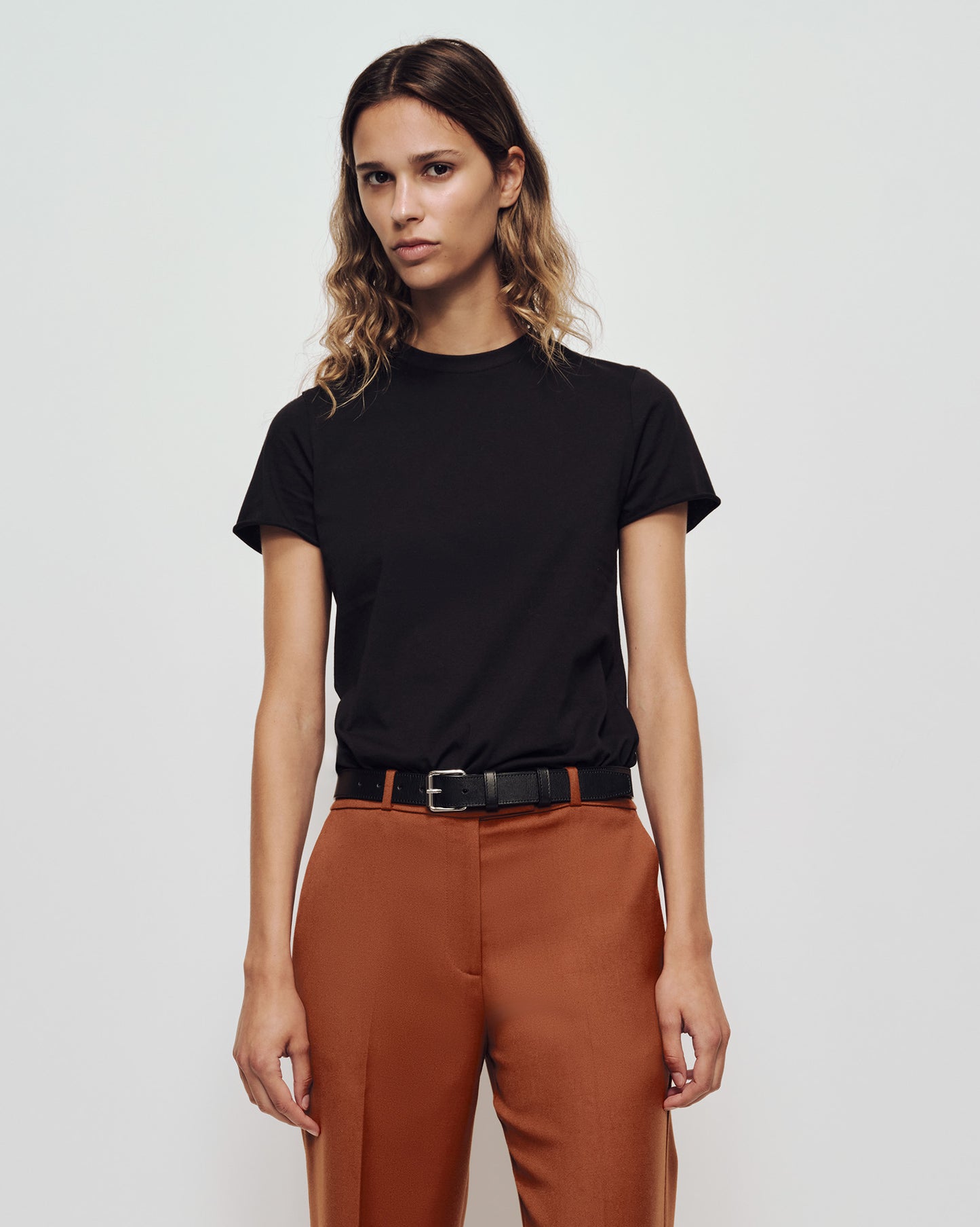 Nisha Organic Cotton T-Shirt - Black